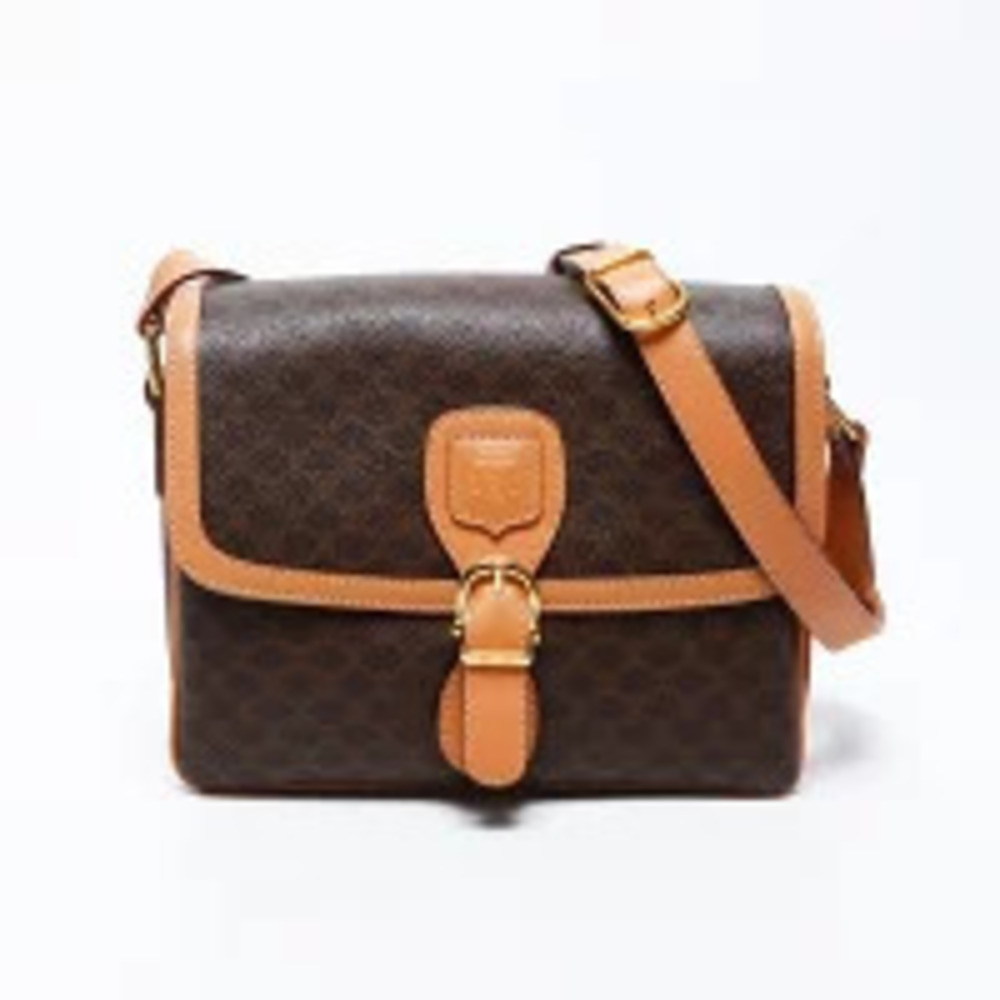 Celine shoulder Macadam over bag all brown